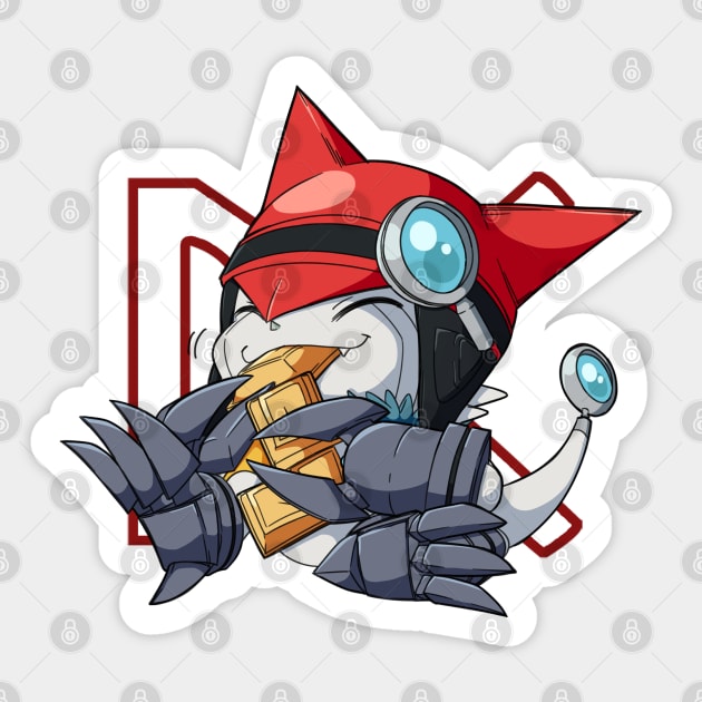 Gatchmon Sweet Sticker by PRPrints